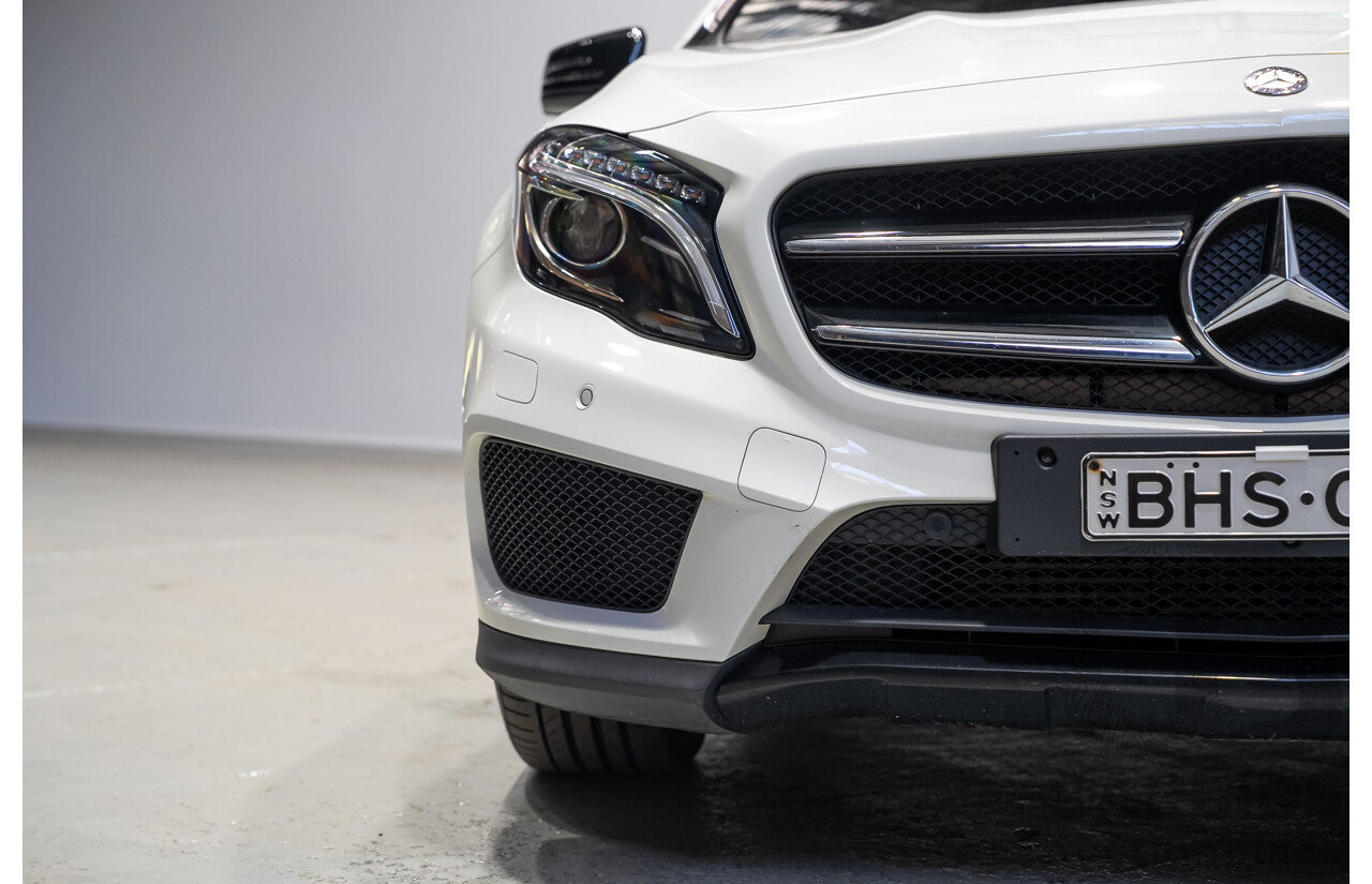 01/2017 Mercedes-Benz GLA 220d X156 MY17 4D Wagon White Turbo Diesel 2.1L
