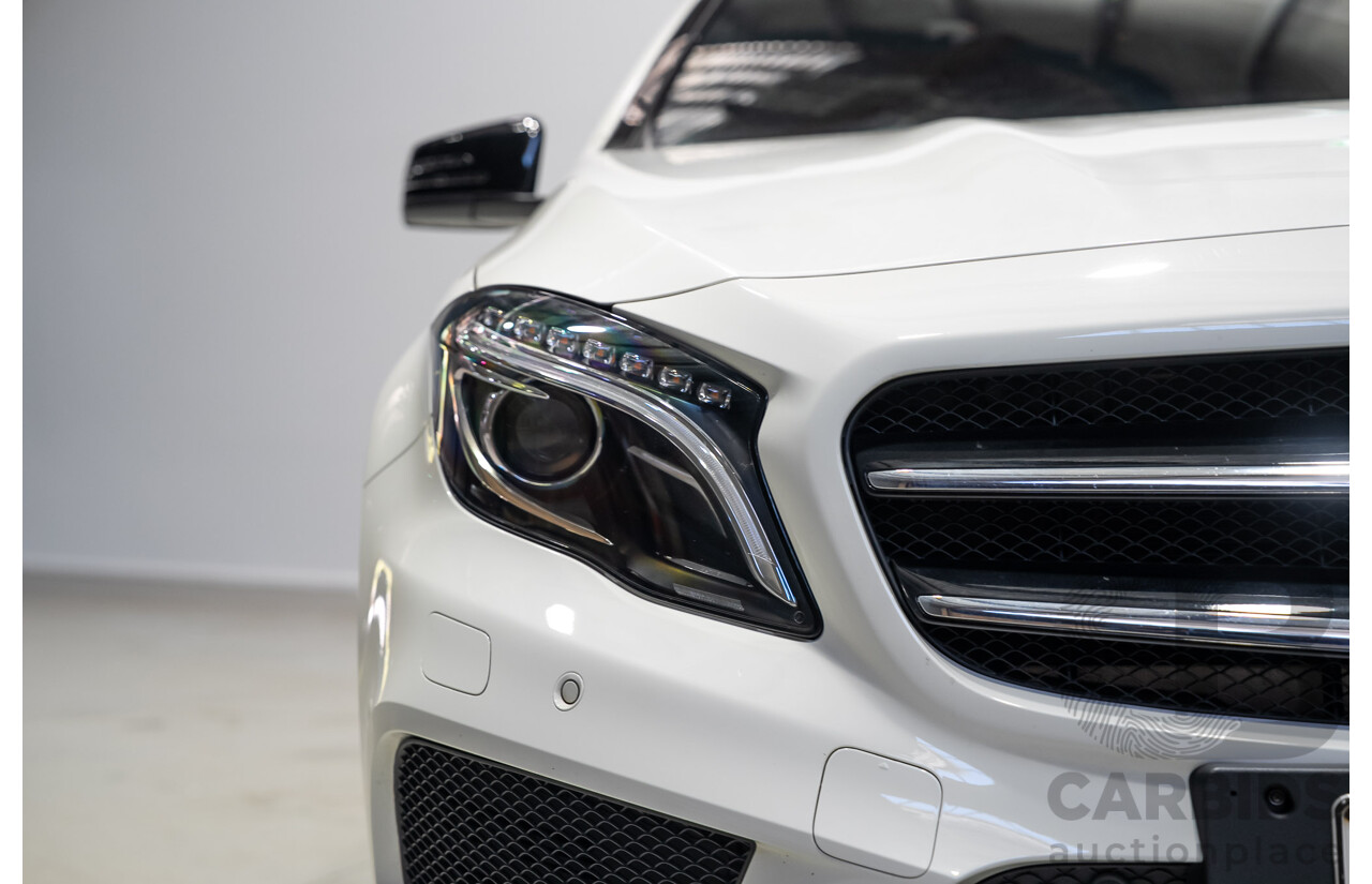 01/2017 Mercedes-Benz GLA 220d X156 MY17 4D Wagon White Turbo Diesel 2.1L