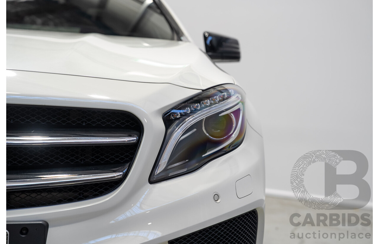 01/2017 Mercedes-Benz GLA 220d X156 MY17 4D Wagon White Turbo Diesel 2.1L