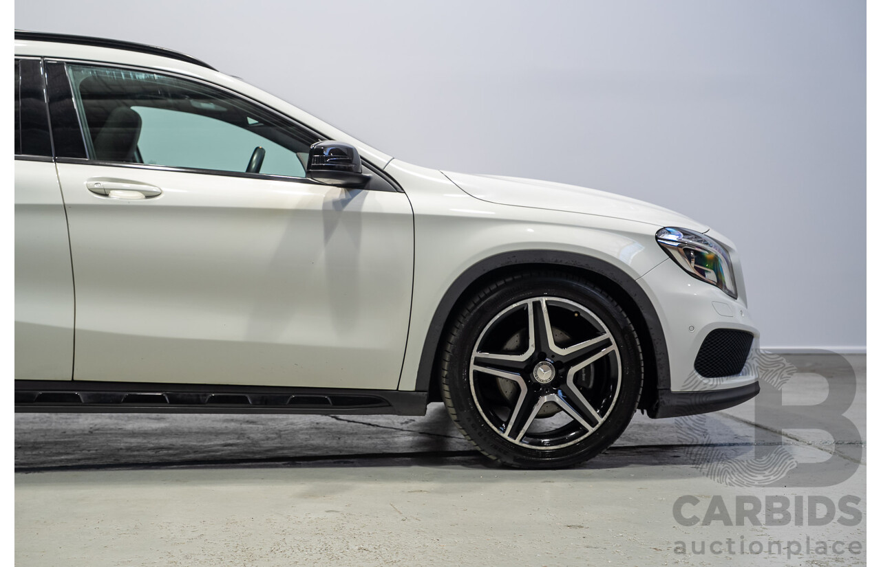 01/2017 Mercedes-Benz GLA 220d X156 MY17 4D Wagon White Turbo Diesel 2.1L