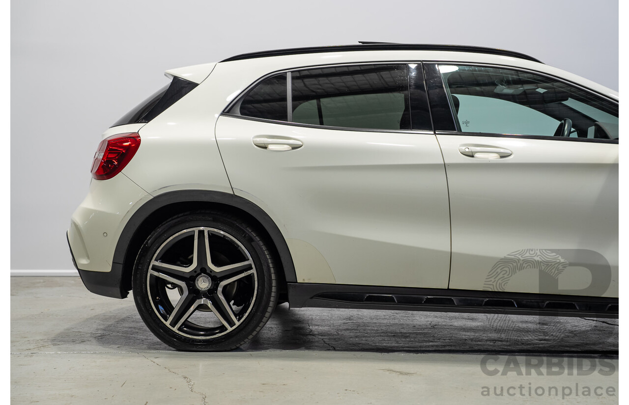 01/2017 Mercedes-Benz GLA 220d X156 MY17 4D Wagon White Turbo Diesel 2.1L