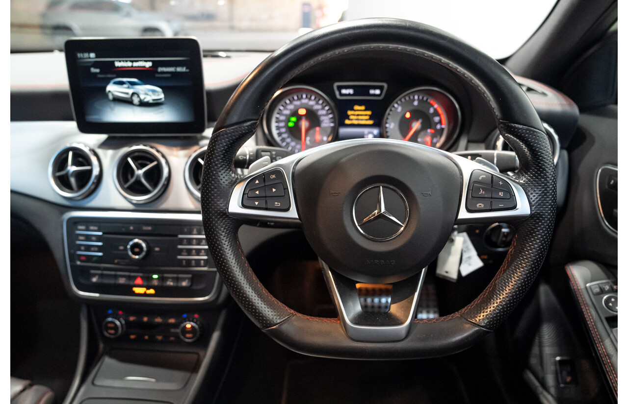 01/2017 Mercedes-Benz GLA 220d X156 MY17 4D Wagon White Turbo Diesel 2.1L