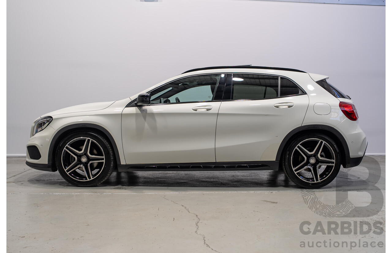 01/2017 Mercedes-Benz GLA 220d X156 MY17 4D Wagon White Turbo Diesel 2.1L