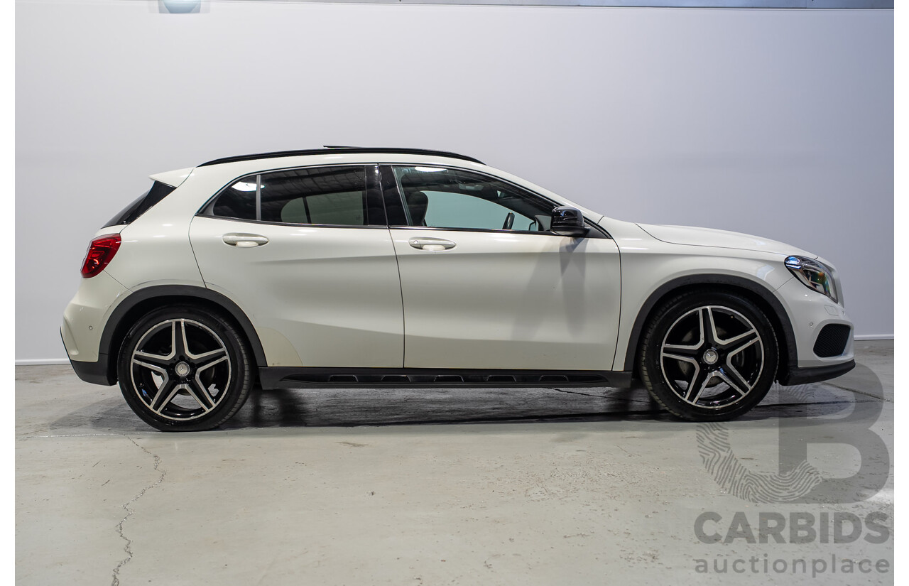 01/2017 Mercedes-Benz GLA 220d X156 MY17 4D Wagon White Turbo Diesel 2.1L