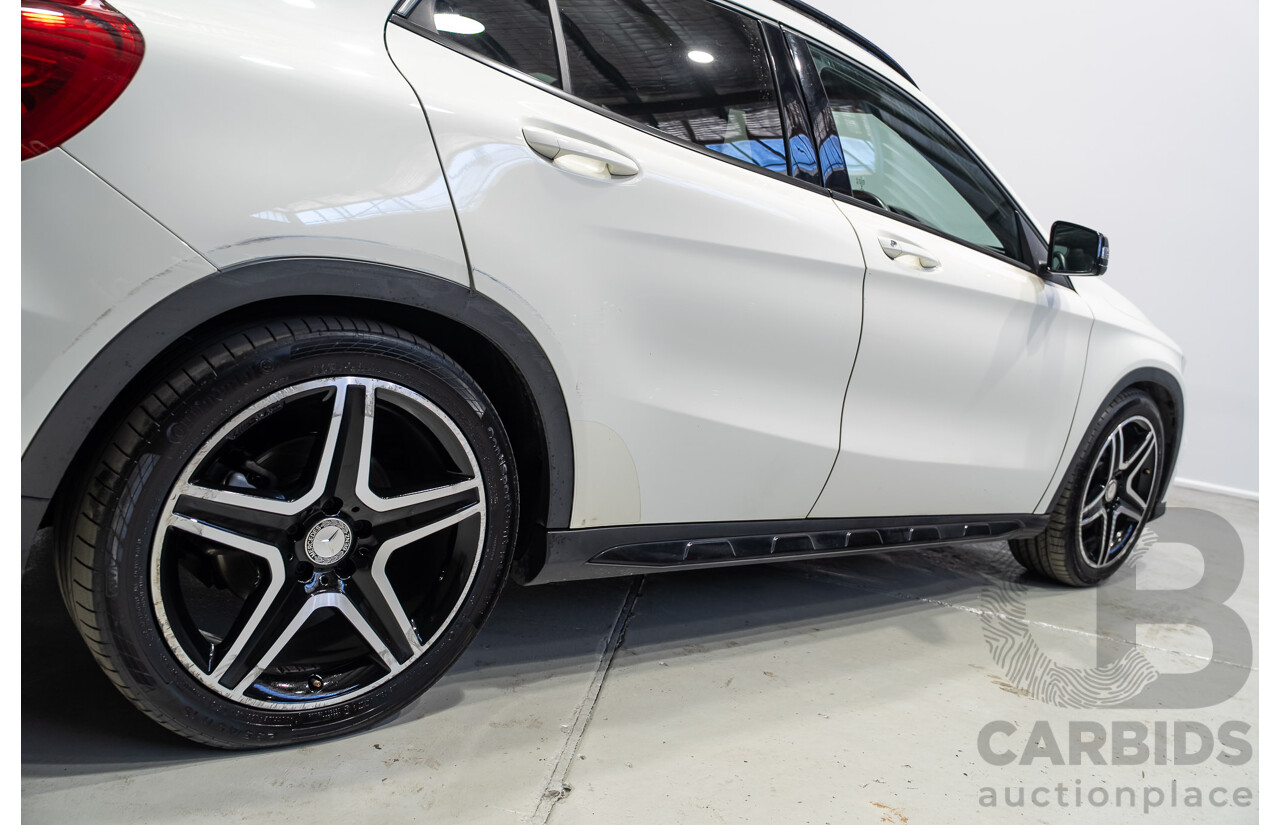 01/2017 Mercedes-Benz GLA 220d X156 MY17 4D Wagon White Turbo Diesel 2.1L