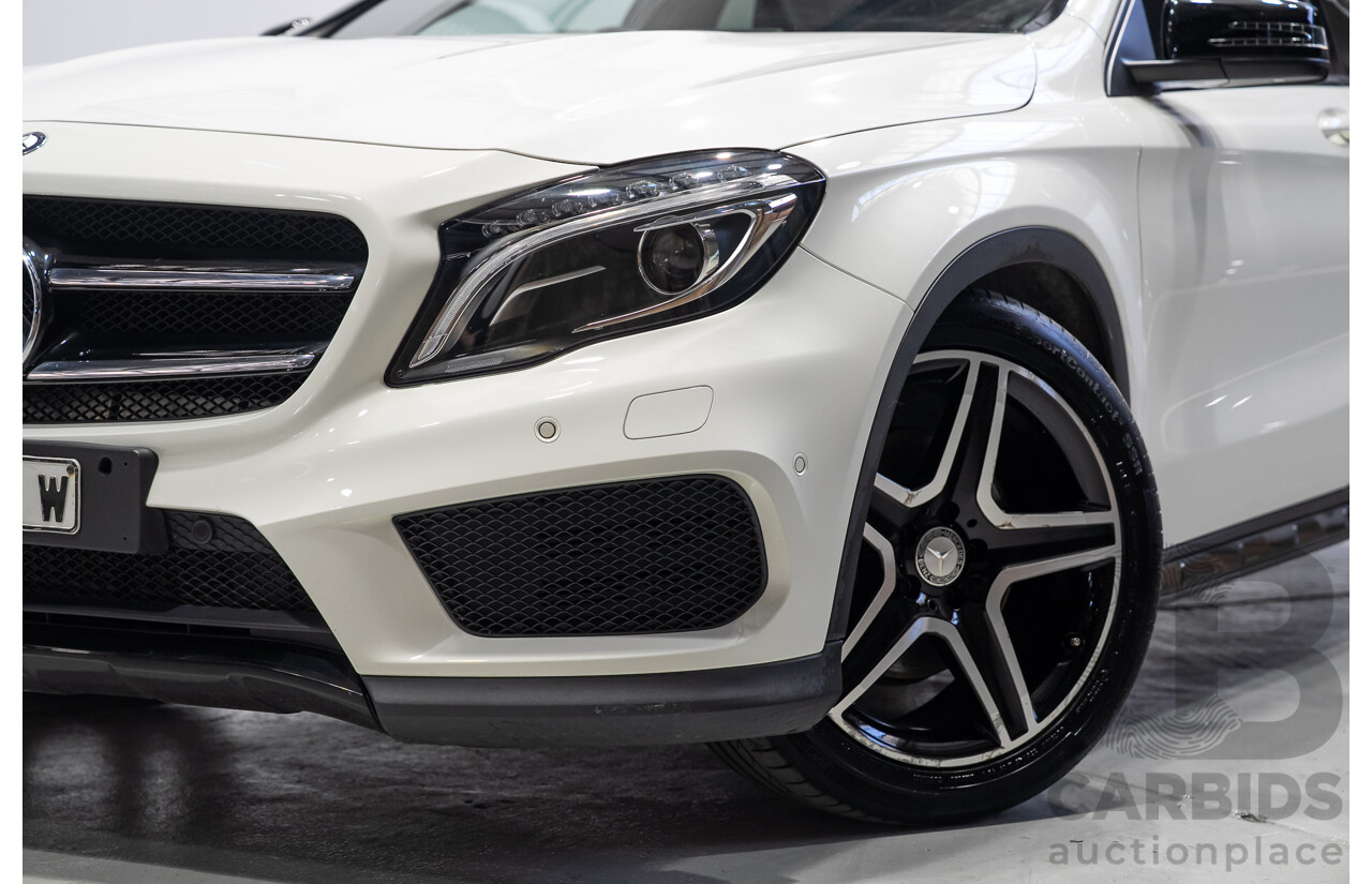 01/2017 Mercedes-Benz GLA 220d X156 MY17 4D Wagon White Turbo Diesel 2.1L
