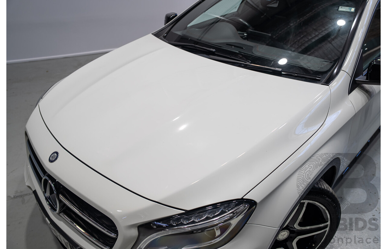 01/2017 Mercedes-Benz GLA 220d X156 MY17 4D Wagon White Turbo Diesel 2.1L