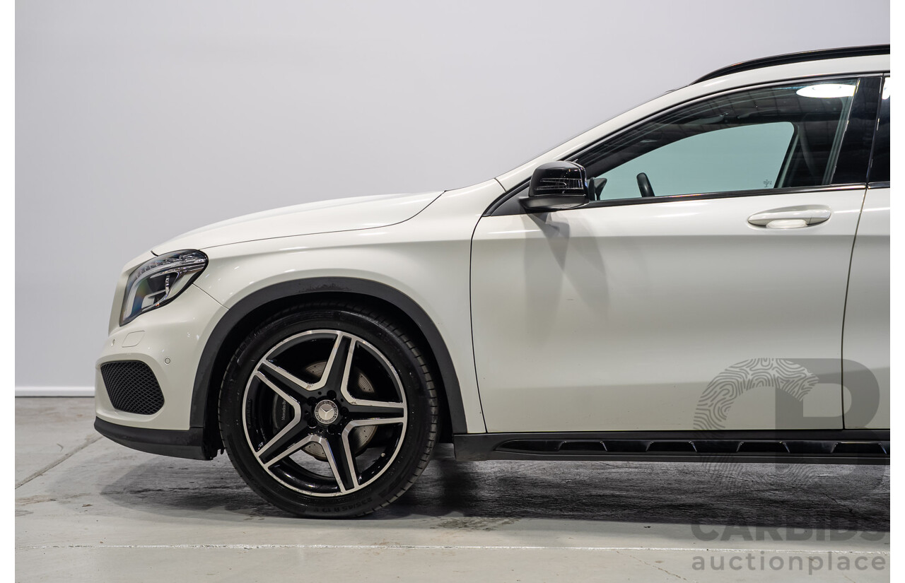 01/2017 Mercedes-Benz GLA 220d X156 MY17 4D Wagon White Turbo Diesel 2.1L