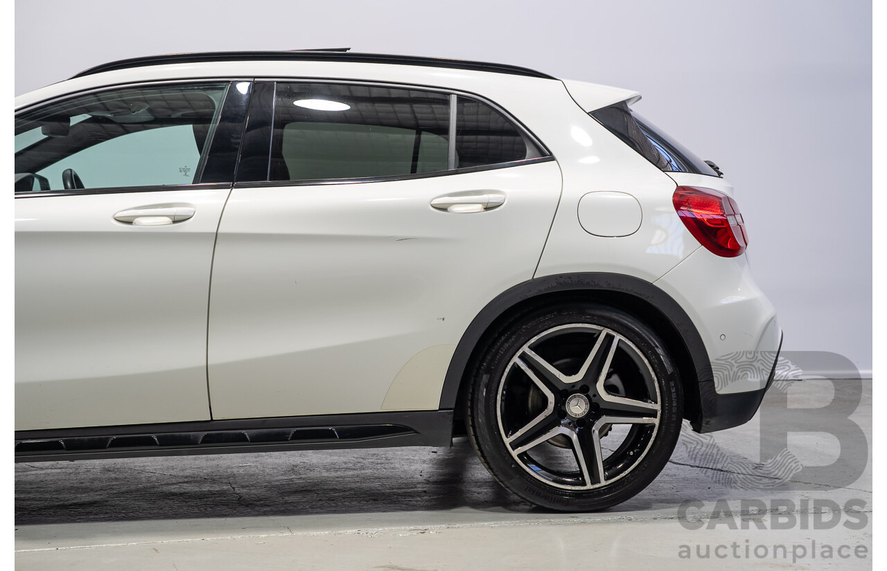 01/2017 Mercedes-Benz GLA 220d X156 MY17 4D Wagon White Turbo Diesel 2.1L
