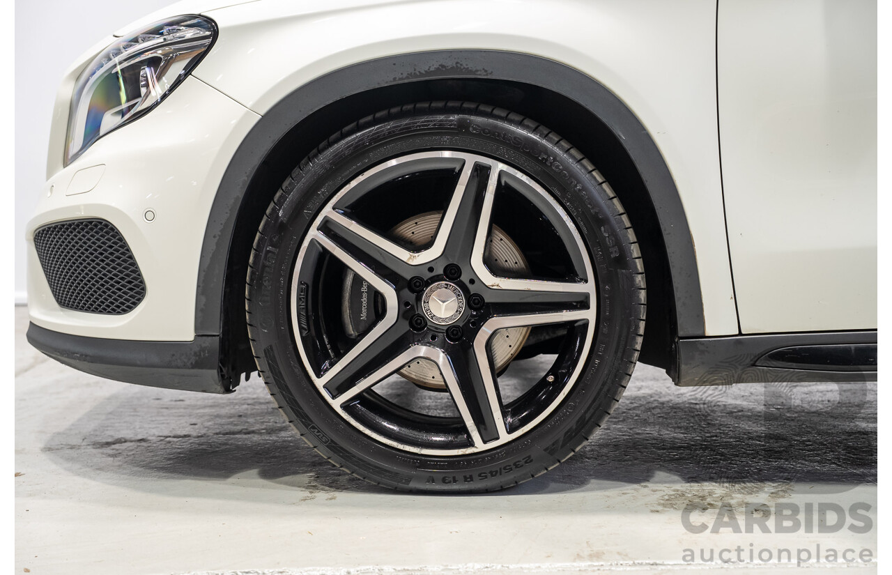 01/2017 Mercedes-Benz GLA 220d X156 MY17 4D Wagon White Turbo Diesel 2.1L