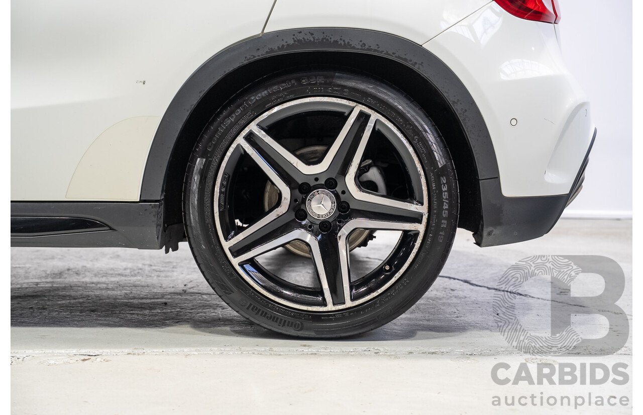 01/2017 Mercedes-Benz GLA 220d X156 MY17 4D Wagon White Turbo Diesel 2.1L