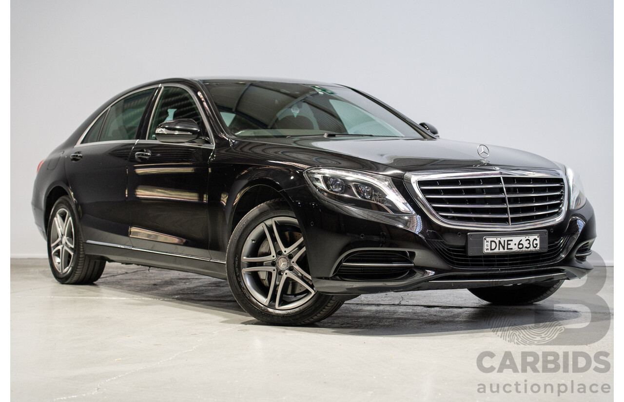 07/2015 Mercedes-Benz S350 CDI Bluetec 222 4d Sedan Obsidian Black Turbo Diesel 3.0L - Import 04/2017