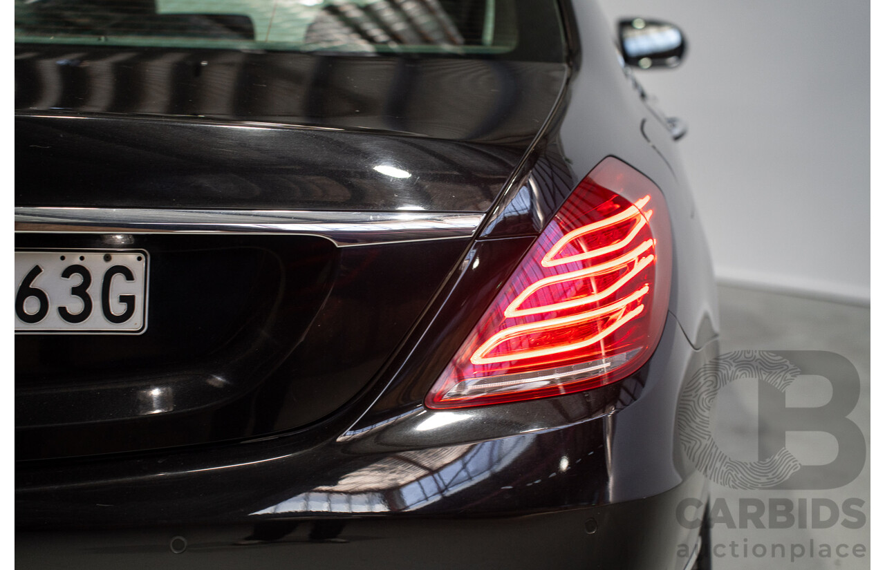 07/2015 Mercedes-Benz S350 CDI Bluetec 222 4d Sedan Obsidian Black Turbo Diesel 3.0L - Import 04/2017