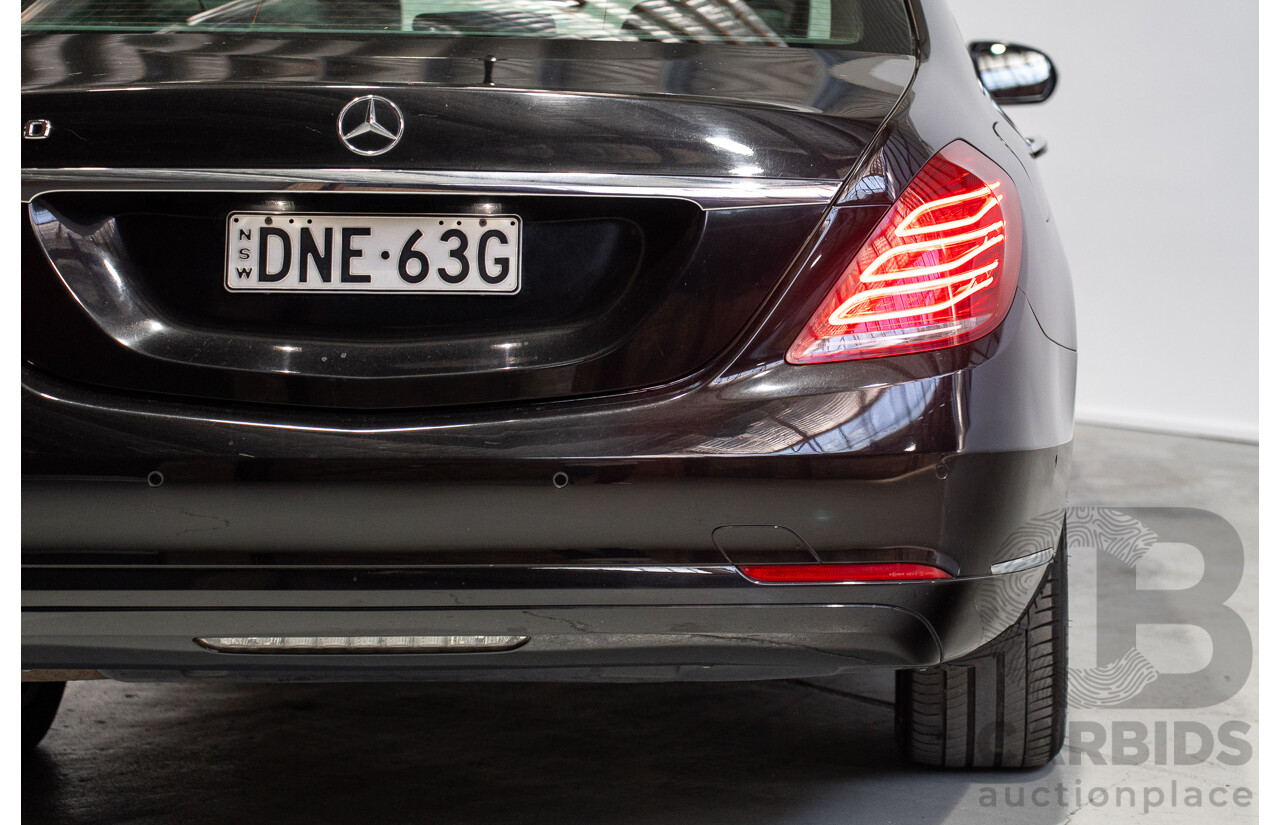 07/2015 Mercedes-Benz S350 CDI Bluetec 222 4d Sedan Obsidian Black Turbo Diesel 3.0L - Import 04/2017