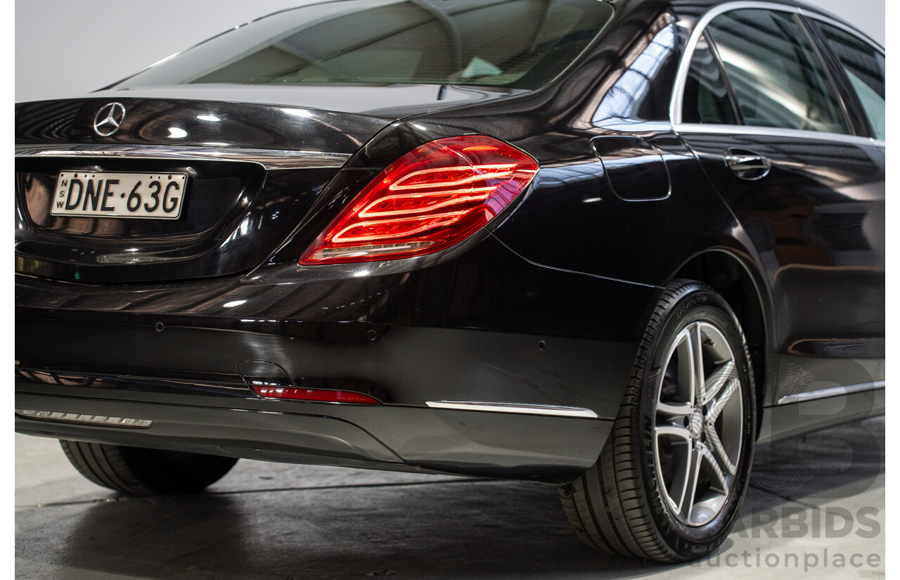 07/2015 Mercedes-Benz S350 CDI Bluetec 222 4d Sedan Obsidian Black Turbo Diesel 3.0L - Import 04/2017