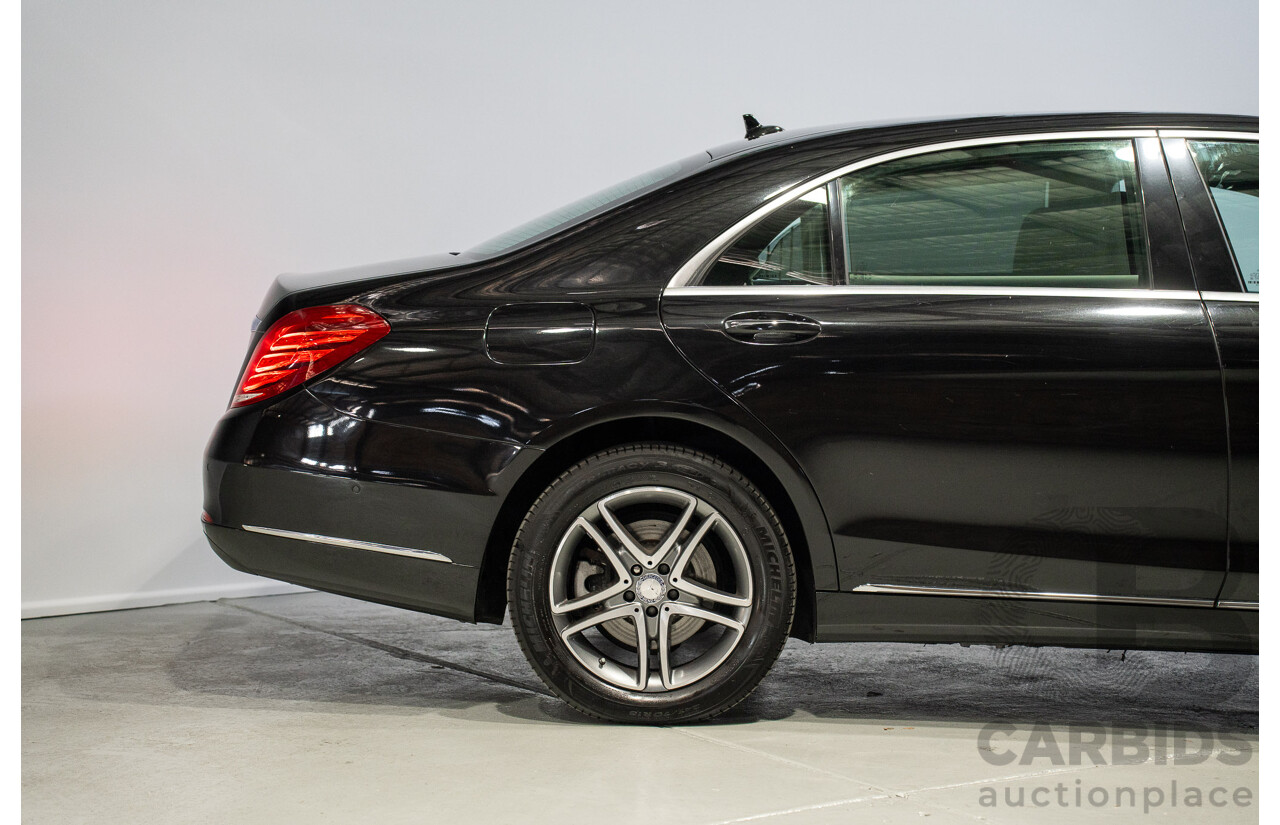 07/2015 Mercedes-Benz S350 CDI Bluetec 222 4d Sedan Obsidian Black Turbo Diesel 3.0L - Import 04/2017