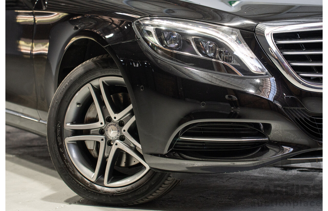 07/2015 Mercedes-Benz S350 CDI Bluetec 222 4d Sedan Obsidian Black Turbo Diesel 3.0L - Import 04/2017