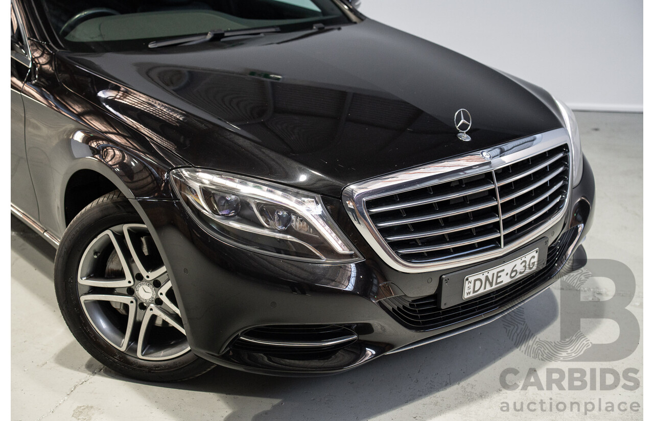 07/2015 Mercedes-Benz S350 CDI Bluetec 222 4d Sedan Obsidian Black Turbo Diesel 3.0L - Import 04/2017