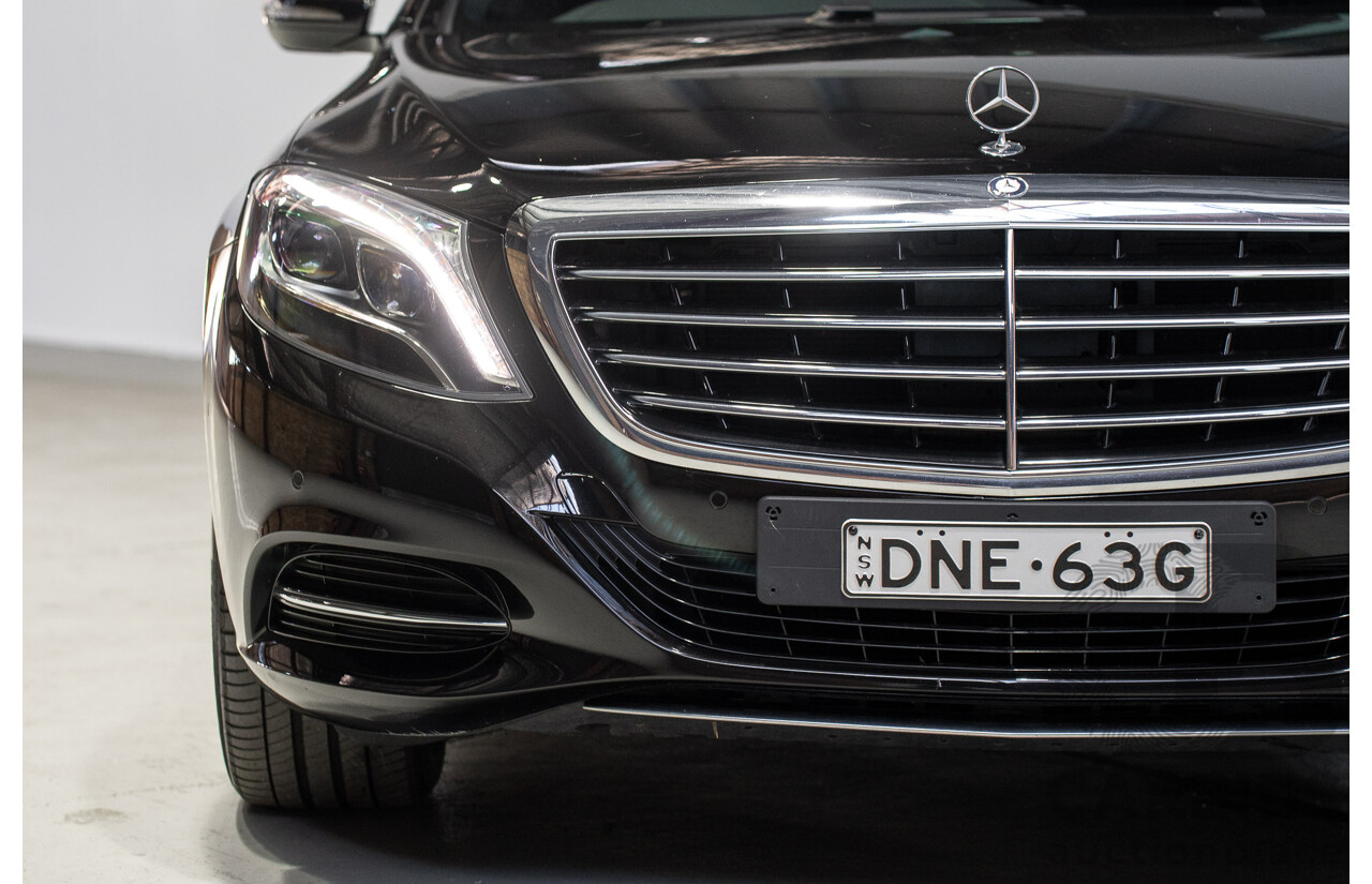 07/2015 Mercedes-Benz S350 CDI Bluetec 222 4d Sedan Obsidian Black Turbo Diesel 3.0L - Import 04/2017