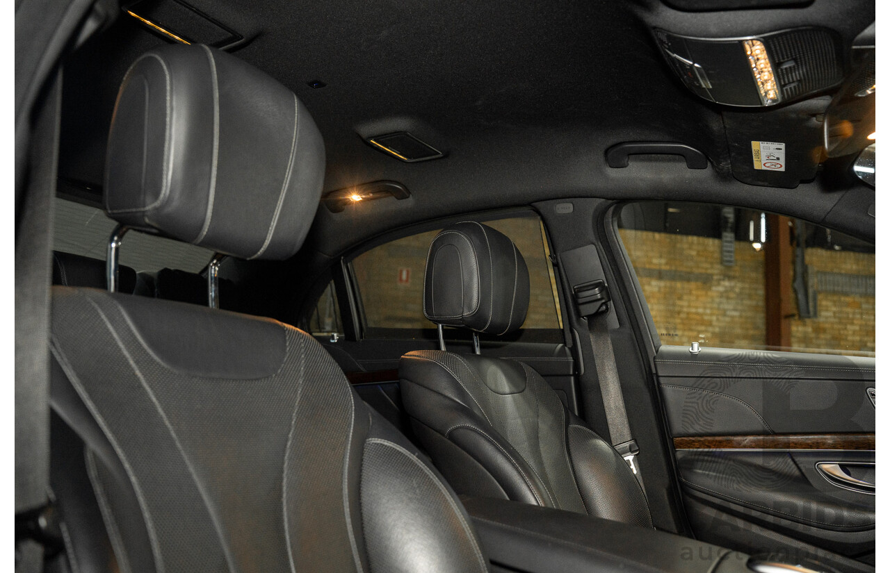 07/2015 Mercedes-Benz S350 CDI Bluetec 222 4d Sedan Obsidian Black Turbo Diesel 3.0L - Import 04/2017