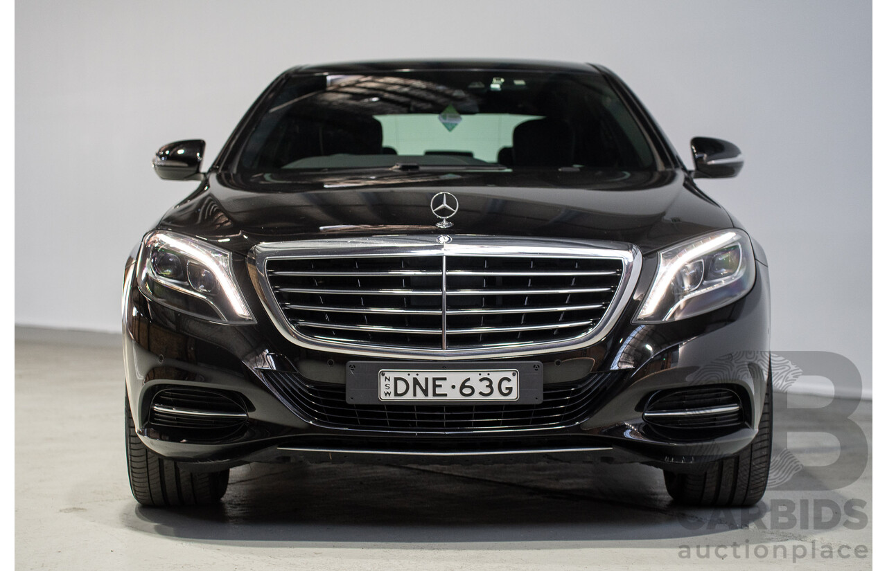 07/2015 Mercedes-Benz S350 CDI Bluetec 222 4d Sedan Obsidian Black Turbo Diesel 3.0L - Import 04/2017