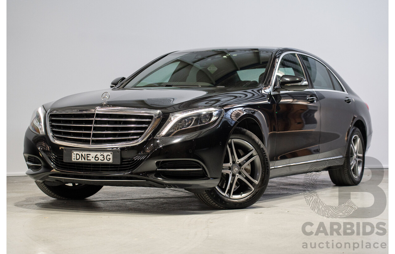 07/2015 Mercedes-Benz S350 CDI Bluetec 222 4d Sedan Obsidian Black Turbo Diesel 3.0L - Import 04/2017