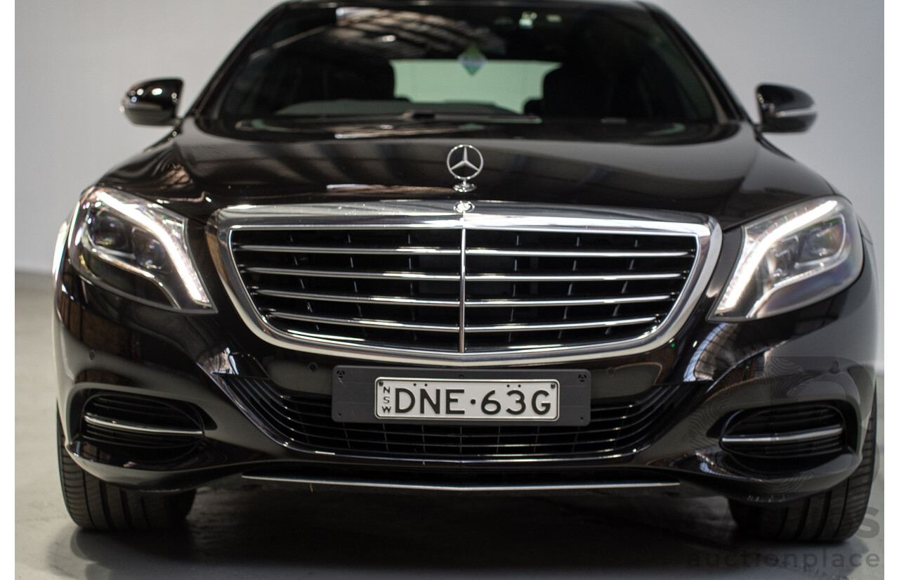 07/2015 Mercedes-Benz S350 CDI Bluetec 222 4d Sedan Obsidian Black Turbo Diesel 3.0L - Import 04/2017