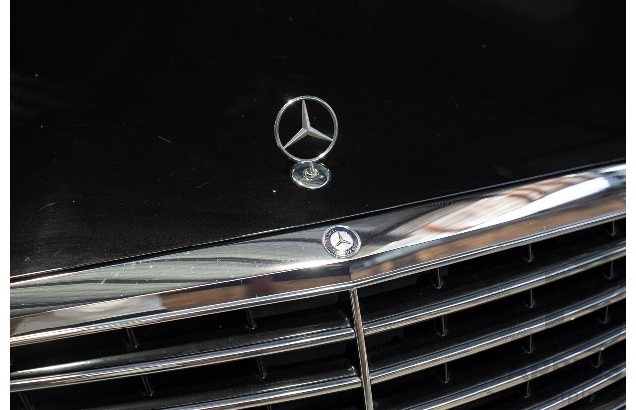 07/2015 Mercedes-Benz S350 CDI Bluetec 222 4d Sedan Obsidian Black Turbo Diesel 3.0L - Import 04/2017