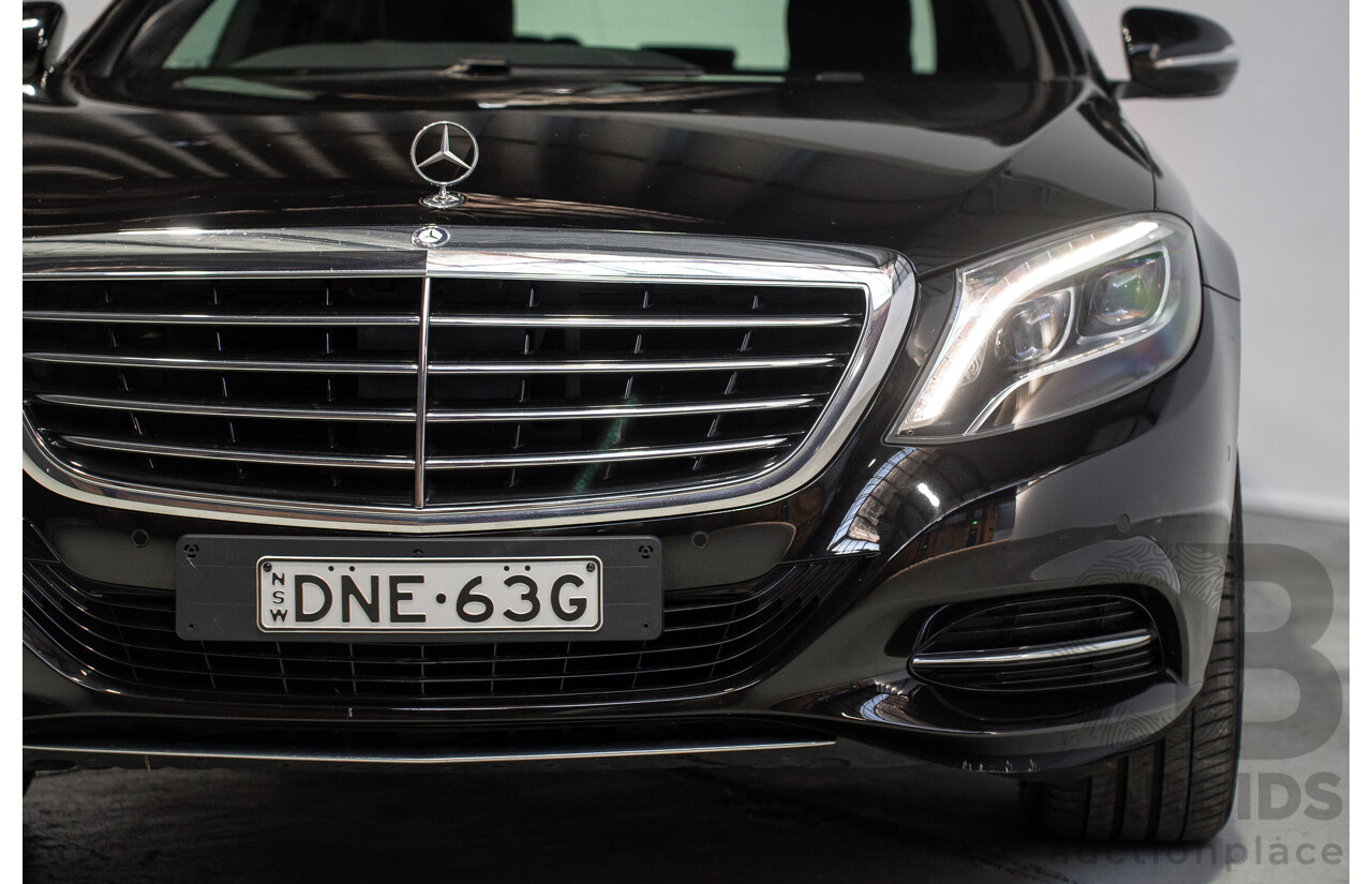 07/2015 Mercedes-Benz S350 CDI Bluetec 222 4d Sedan Obsidian Black Turbo Diesel 3.0L - Import 04/2017