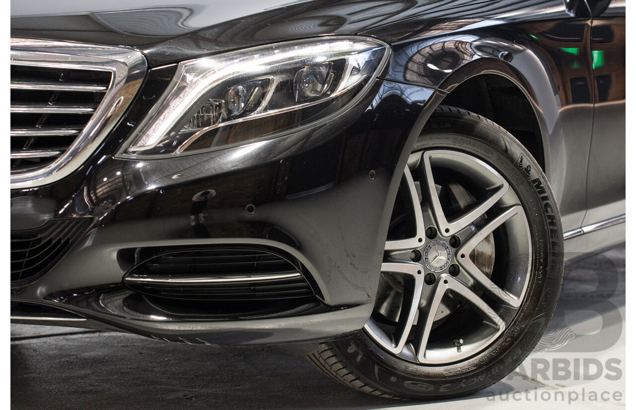 07/2015 Mercedes-Benz S350 CDI Bluetec 222 4d Sedan Obsidian Black Turbo Diesel 3.0L - Import 04/2017