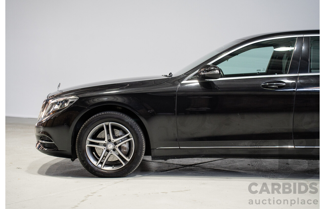 07/2015 Mercedes-Benz S350 CDI Bluetec 222 4d Sedan Obsidian Black Turbo Diesel 3.0L - Import 04/2017