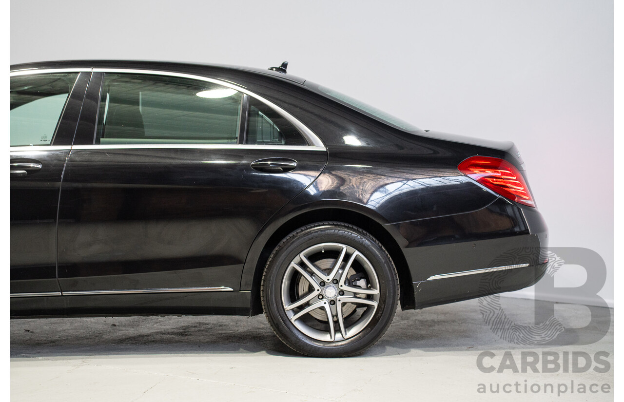 07/2015 Mercedes-Benz S350 CDI Bluetec 222 4d Sedan Obsidian Black Turbo Diesel 3.0L - Import 04/2017