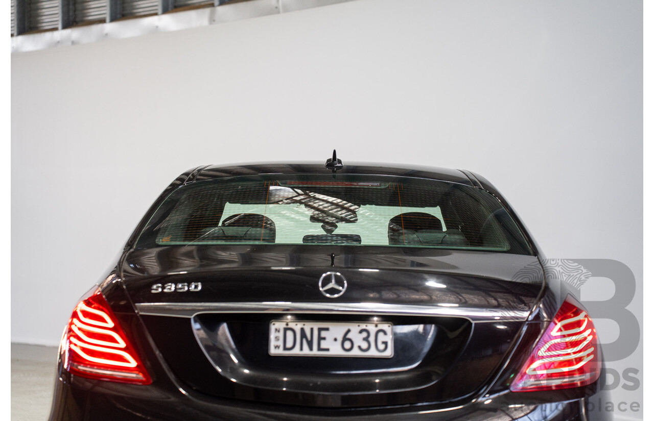 07/2015 Mercedes-Benz S350 CDI Bluetec 222 4d Sedan Obsidian Black Turbo Diesel 3.0L - Import 04/2017
