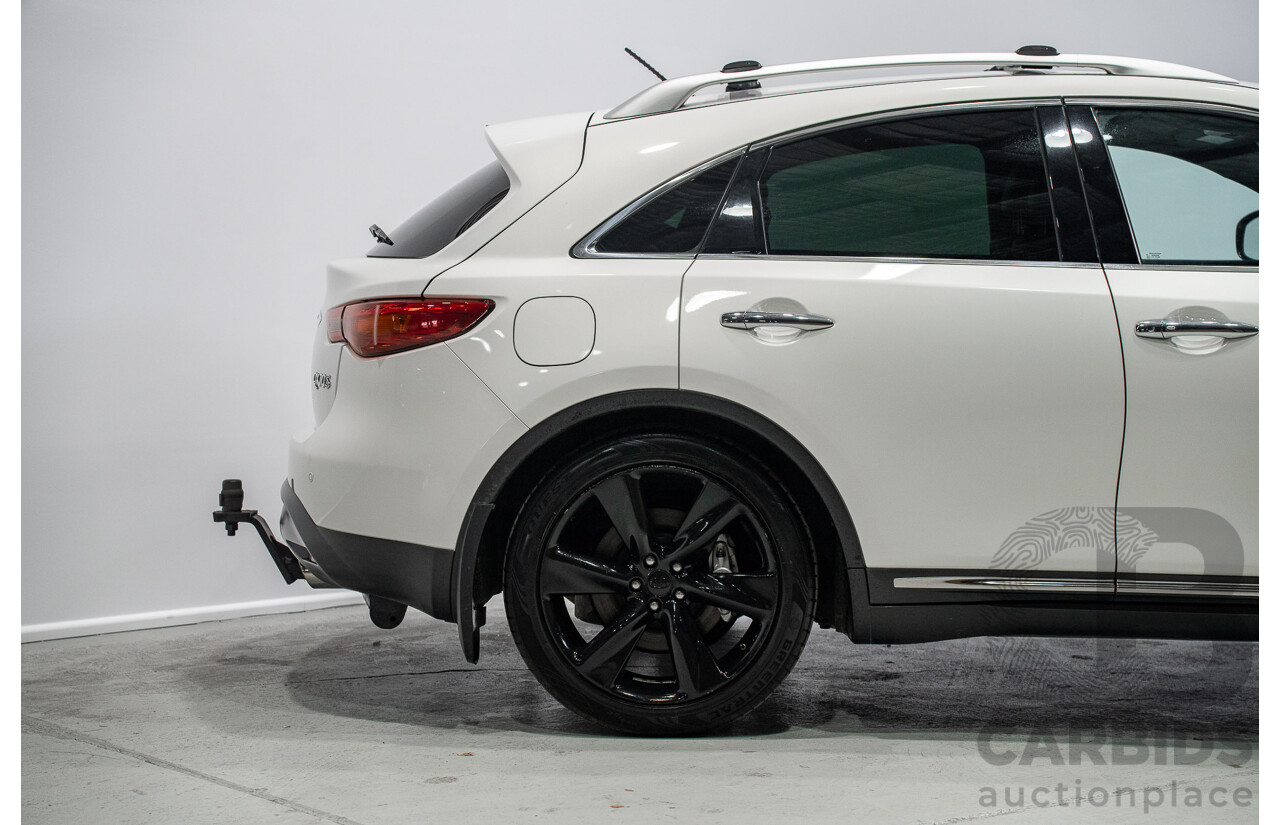03/2017 Infiniti QX70 3.0d S Premium (AWD) 4d Wagon Majestic White Turbo Diesel 3.0L