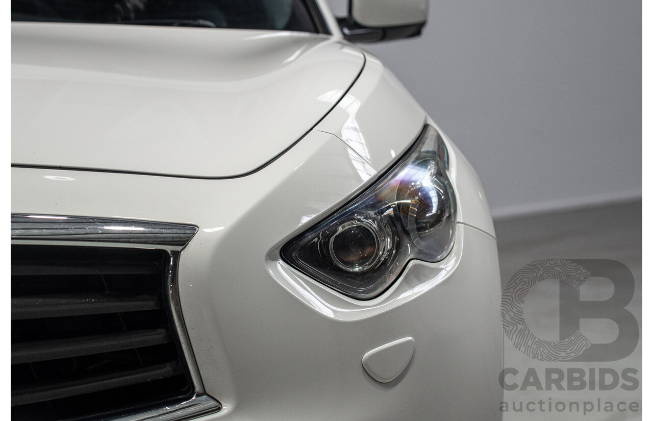 03/2017 Infiniti QX70 3.0d S Premium (AWD) 4d Wagon Majestic White Turbo Diesel 3.0L