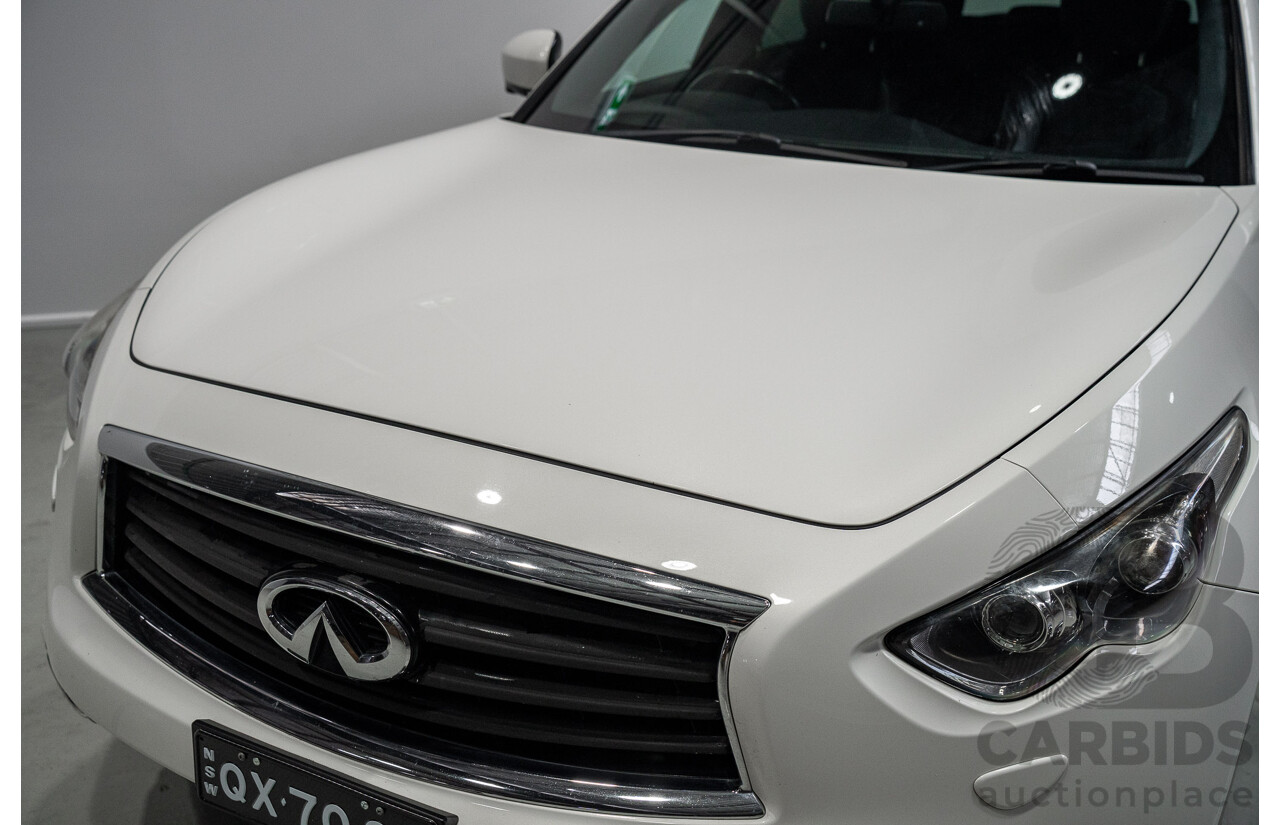 03/2017 Infiniti QX70 3.0d S Premium (AWD) 4d Wagon Majestic White Turbo Diesel 3.0L