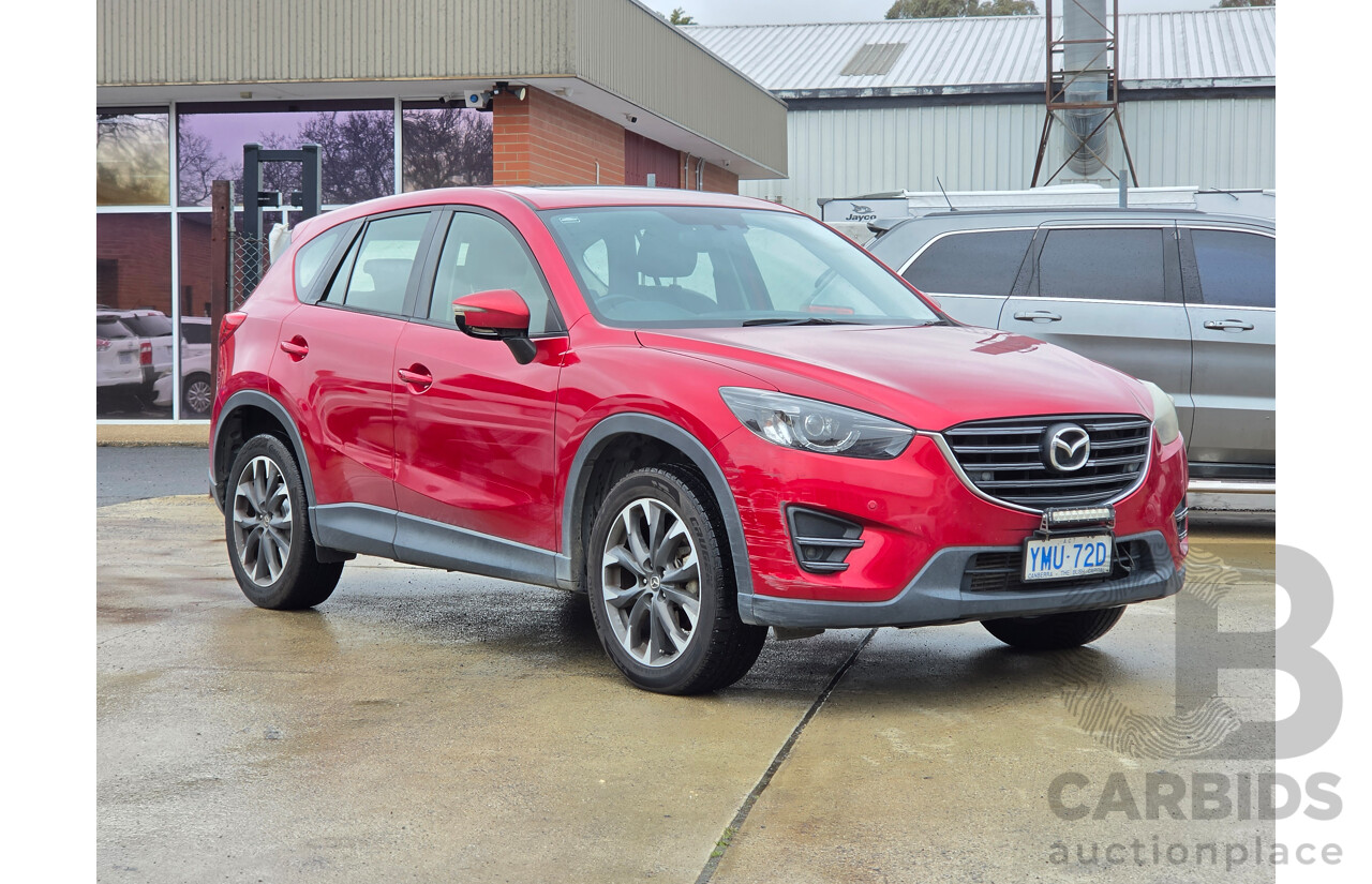09/2015 Mazda Cx-5 GT (4x4) MY15 4d Wagon Soul Red Turbo Diesel 2.2L