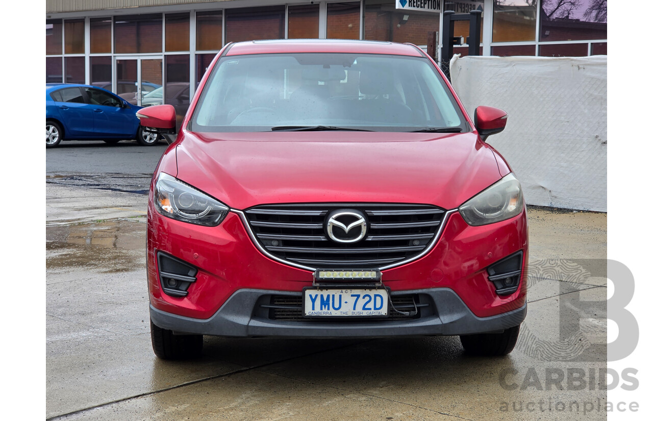 09/2015 Mazda Cx-5 GT (4x4) MY15 4d Wagon Soul Red Turbo Diesel 2.2L