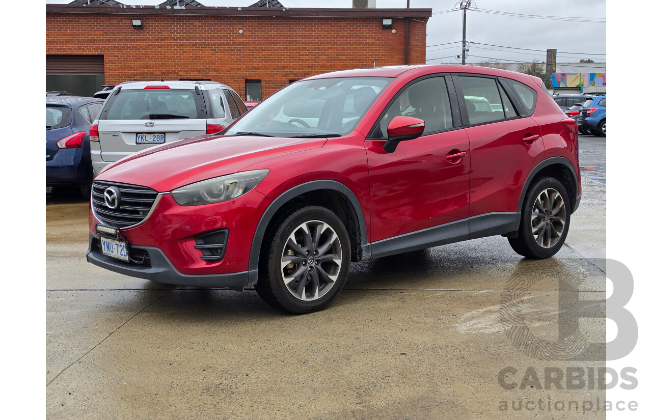 09/2015 Mazda Cx-5 GT (4x4) MY15 4d Wagon Soul Red Turbo Diesel 2.2L