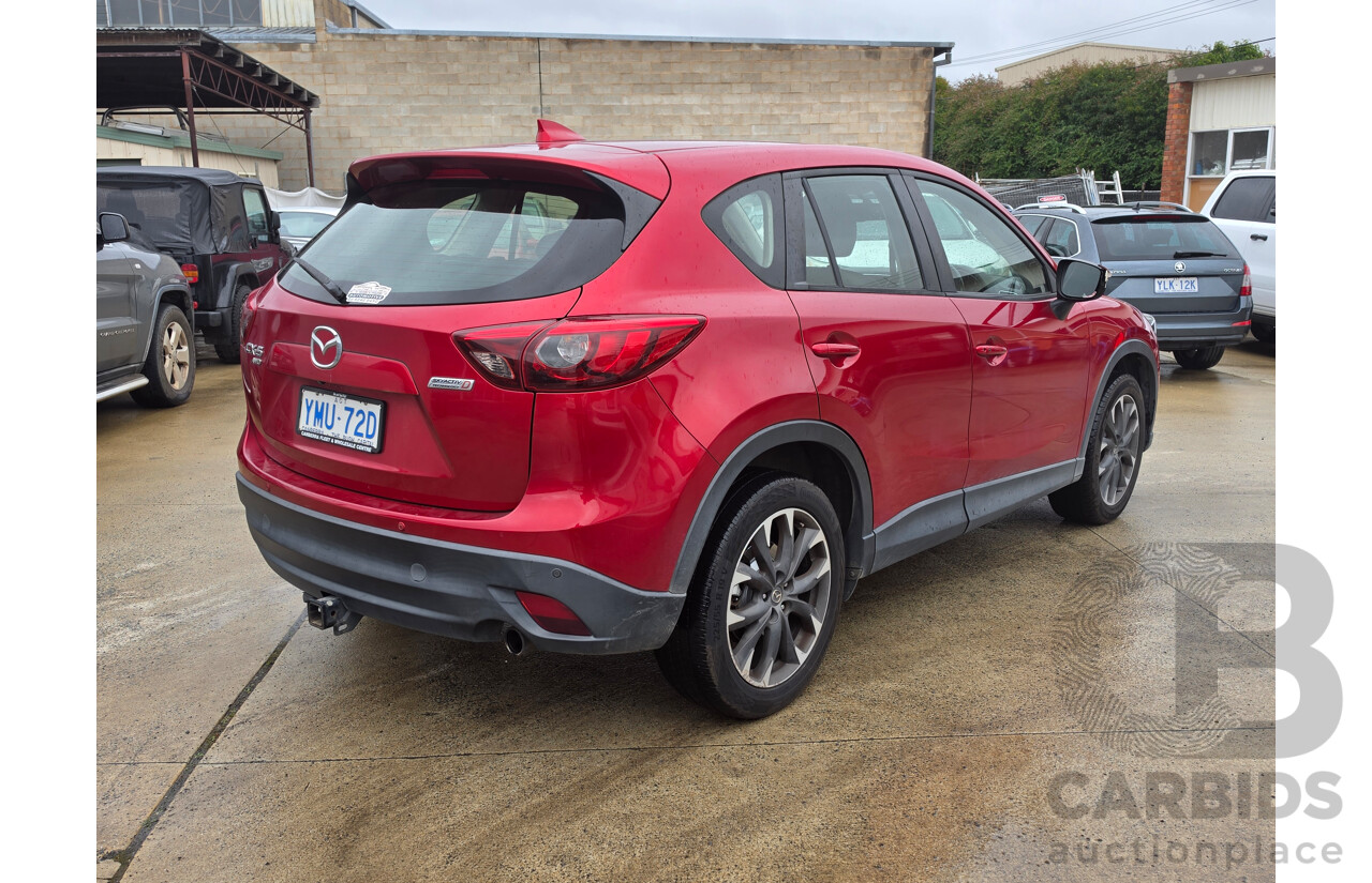 09/2015 Mazda Cx-5 GT (4x4) MY15 4d Wagon Soul Red Turbo Diesel 2.2L