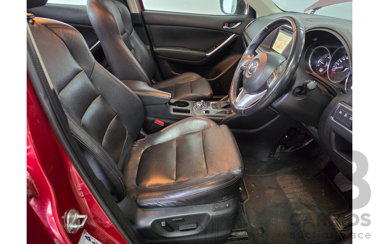 09/2015 Mazda Cx-5 GT (4x4) MY15 4d Wagon Soul Red Turbo Diesel 2.2L
