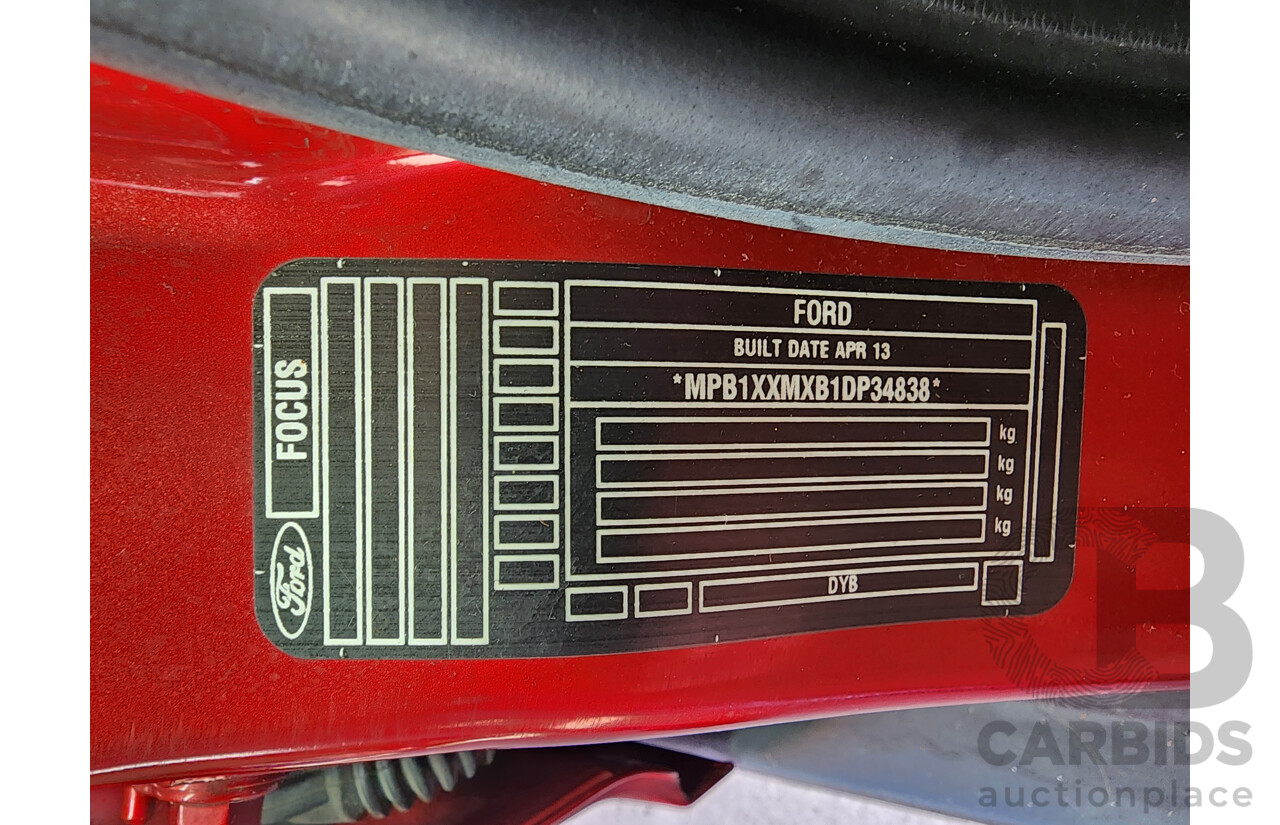 05/2013 Ford Focus Trend LW MK2 5d Hatchback Red 2.0L