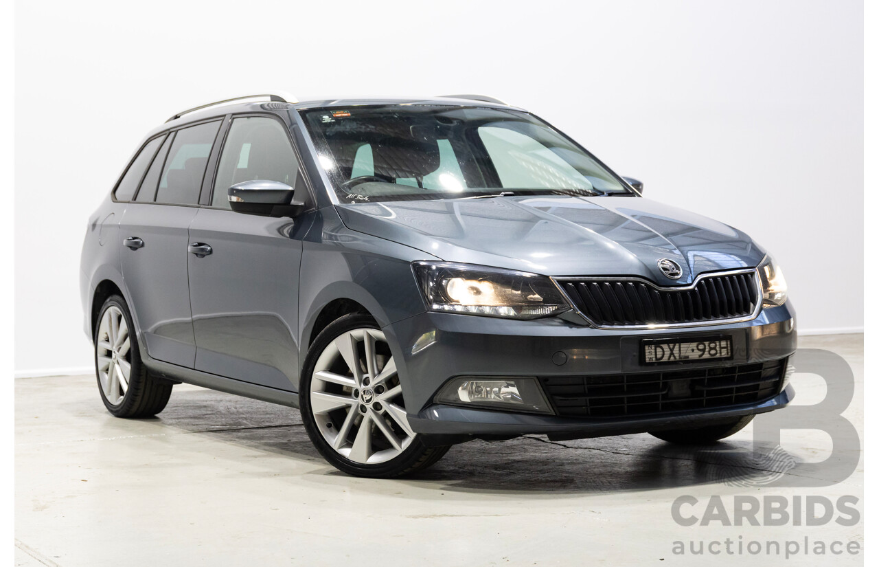 09/2018 Skoda Fabia 81 TSI FWD NJ MY18.5 4D Wagon Blue Turbo 1.0L