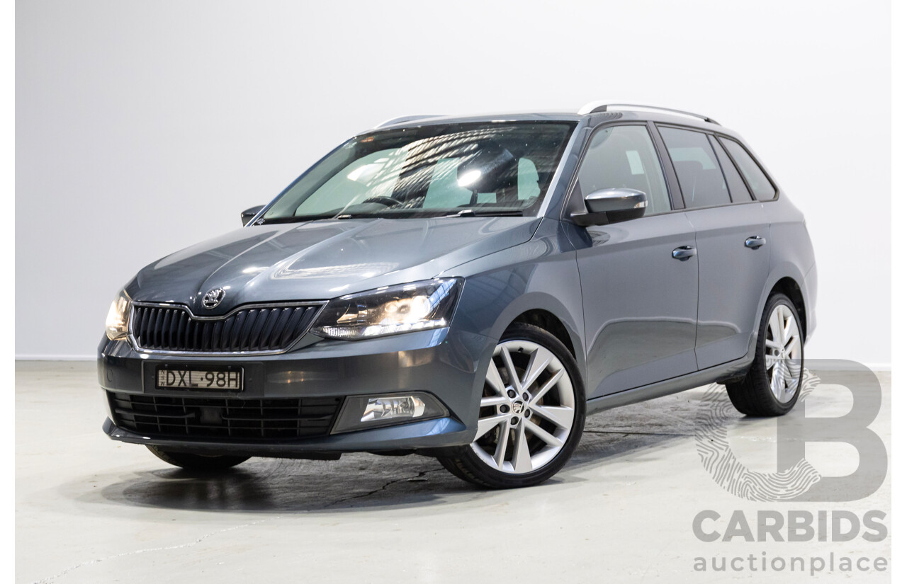 09/2018 Skoda Fabia 81 TSI FWD NJ MY18.5 4D Wagon Blue Turbo 1.0L