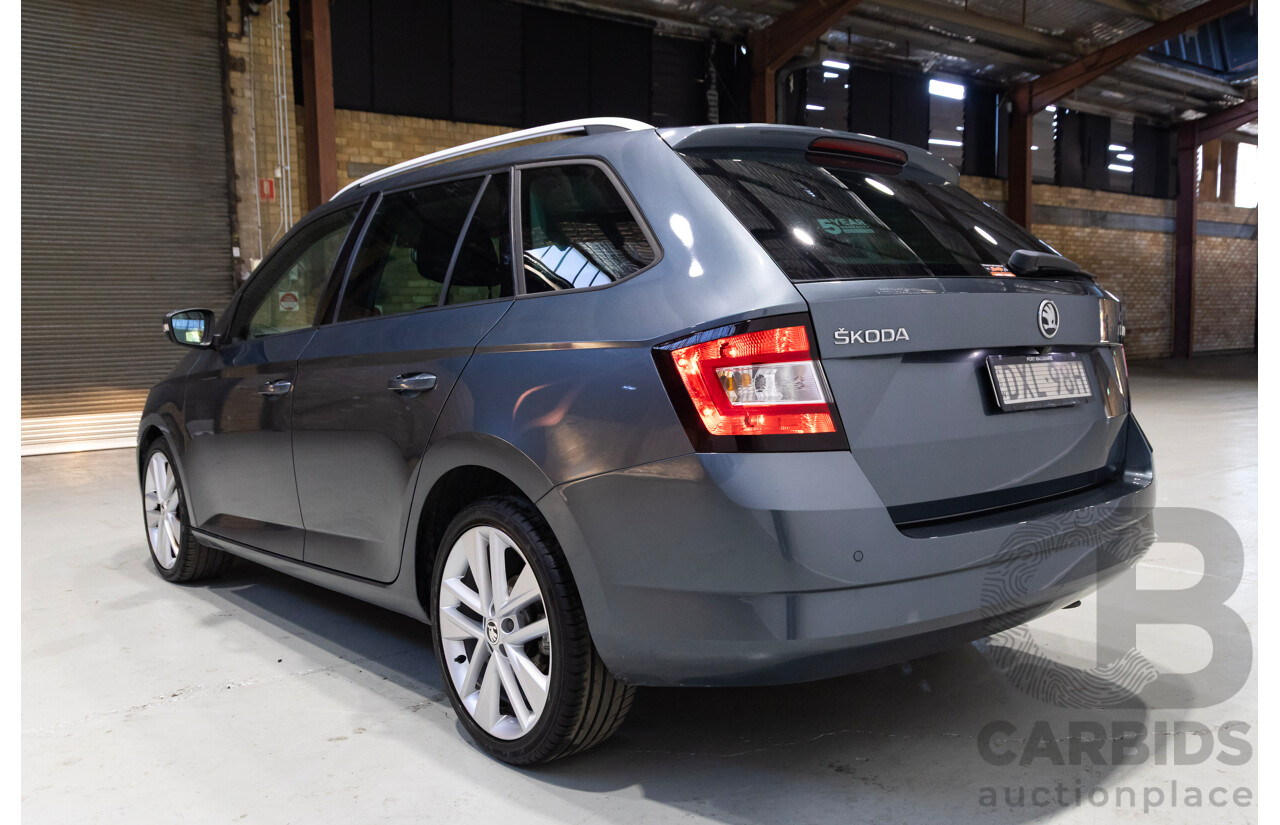 09/2018 Skoda Fabia 81 TSI FWD NJ MY18.5 4D Wagon Blue Turbo 1.0L