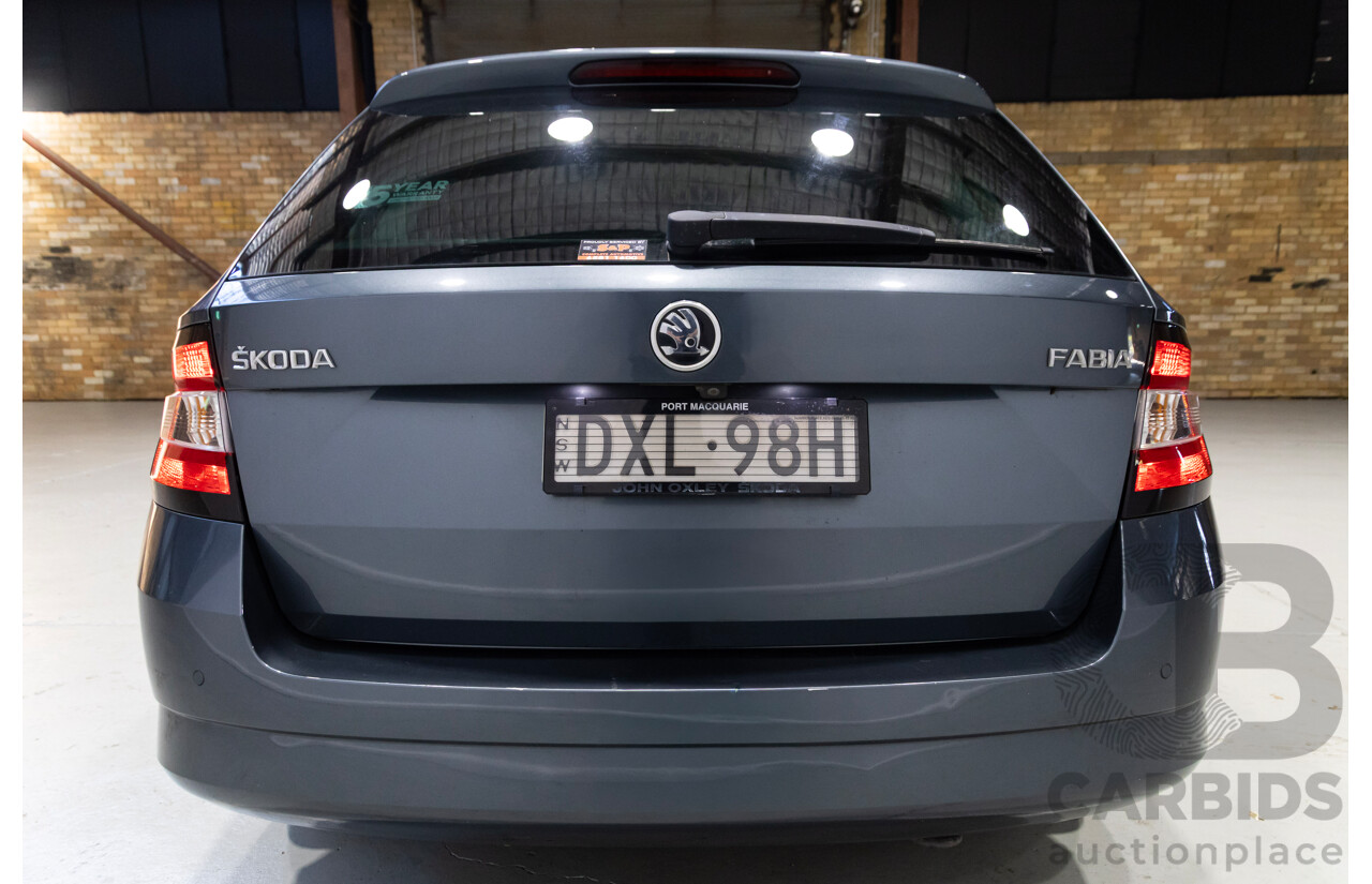 09/2018 Skoda Fabia 81 TSI FWD NJ MY18.5 4D Wagon Blue Turbo 1.0L