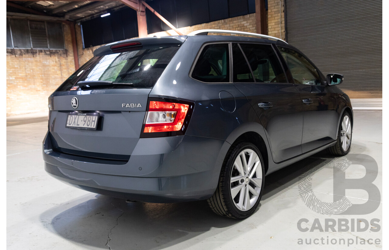 09/2018 Skoda Fabia 81 TSI FWD NJ MY18.5 4D Wagon Blue Turbo 1.0L