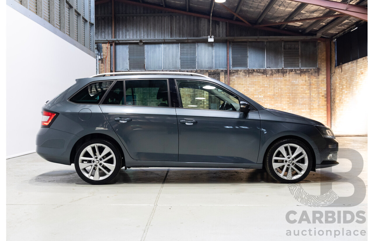 09/2018 Skoda Fabia 81 TSI FWD NJ MY18.5 4D Wagon Blue Turbo 1.0L