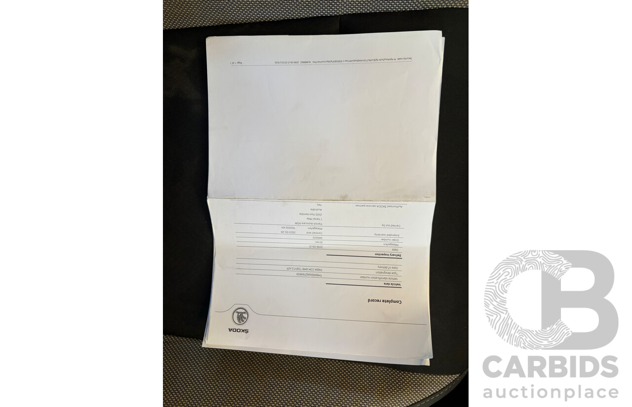 09/2018 Skoda Fabia 81 TSI FWD NJ MY18.5 4D Wagon Blue Turbo 1.0L