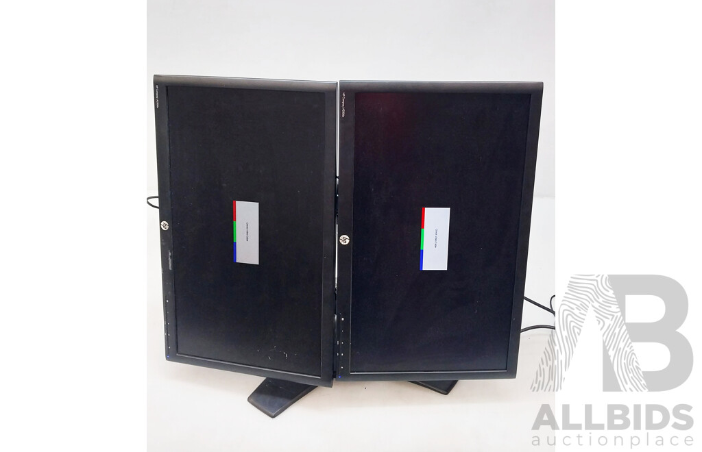 Dual Hp Compaq LA2306x 23 Inch Widescreen LCD Monitor